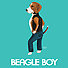 Beagle wearing Beagle Boy Jeans.