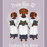 Purple - Three Daschunds singing the doxology.