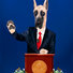Great Dane Art Print accepting the Nobel Peace Prize