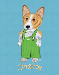 Blue Welsh Corgi Portrait