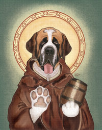 Saint Bernard Art Print