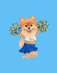 Cheerleading Pomeranian