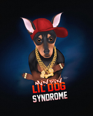 Min Pin Album Cover "Lil` Dog Syndrome"
