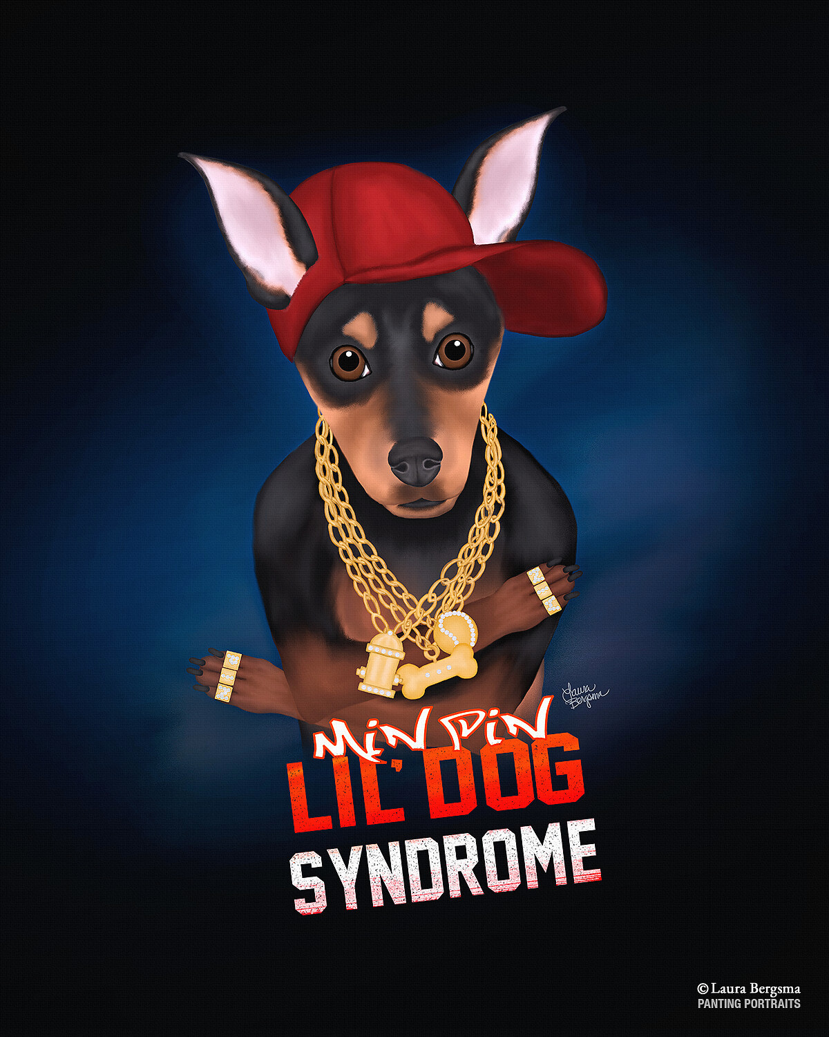 Min Pin Album Cover "Lil` Dog Syndrome"